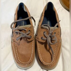 Sperry Kids Tan Boat Shoes